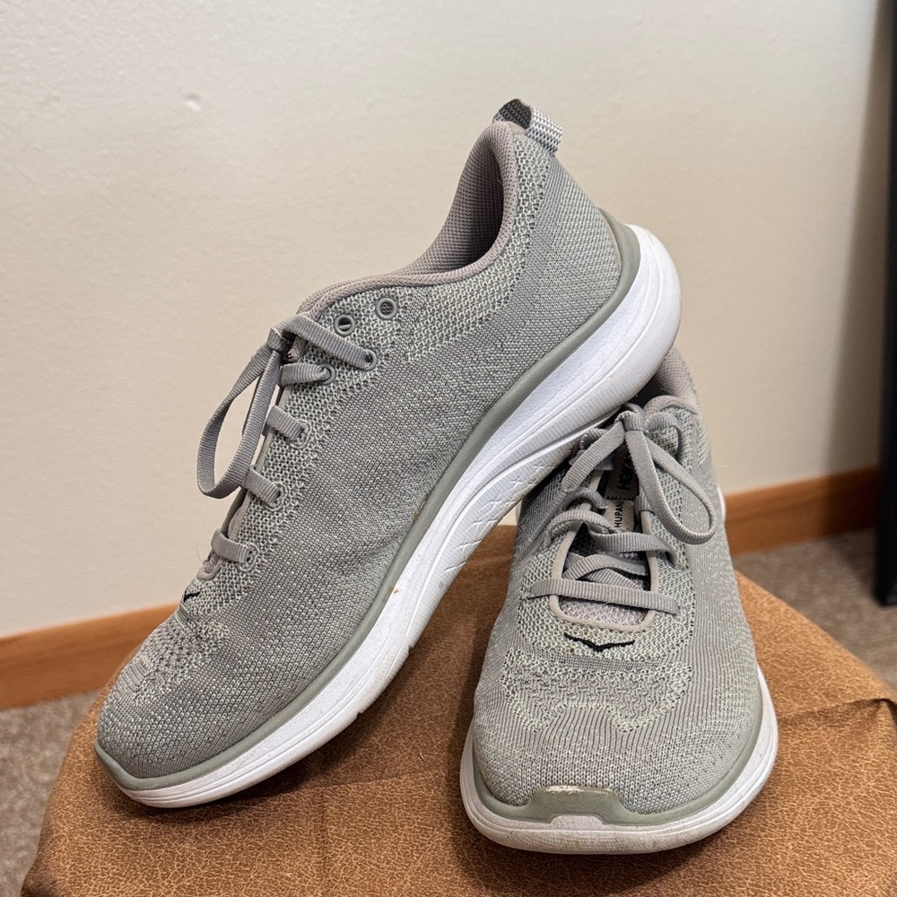 Hoka One One Light Gray Sneakers